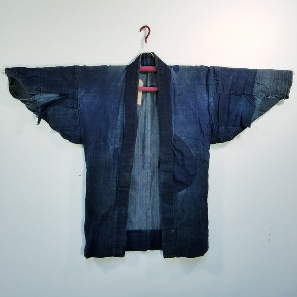 Aizome Indigo Antique Folk Boro Noragi