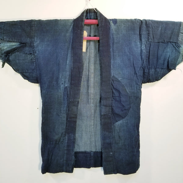 Aizome Indigo Antique Folk Boro Noragi