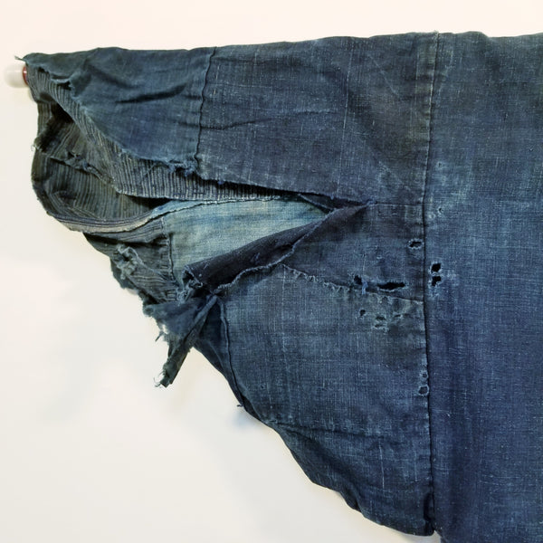 Aizome Indigo Antique Folk Boro Noragi