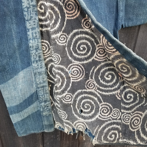 Rare 1930s Indigo Blue Antique Fireman Jacket