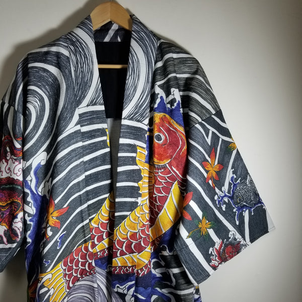 Oniwakamaru no Koi Taiji Noragi Kimono "custom art"