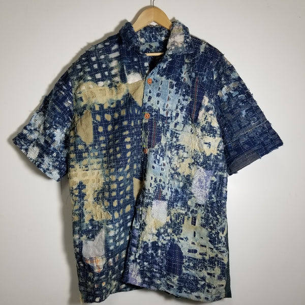 Patchwork Boro Indigo Sashiko Jacket