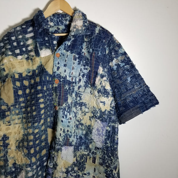 Patchwork Boro Indigo Sashiko Jacket