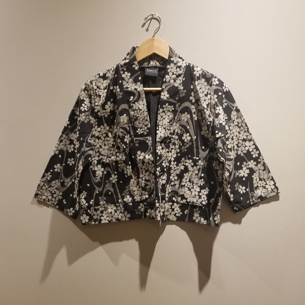 Cherry Blossom Cropped Top Jacket