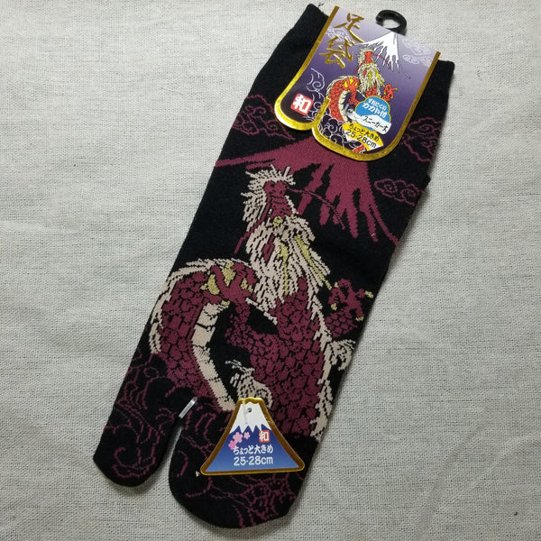Dragon Print Tabi Socks
