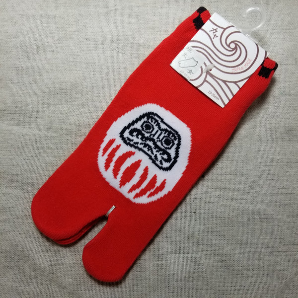 Daruma Print Tabi Socks - small
