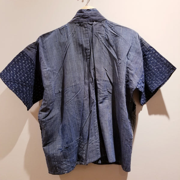 Aizome Indigo Antique Folk Boro Noragi Jacket