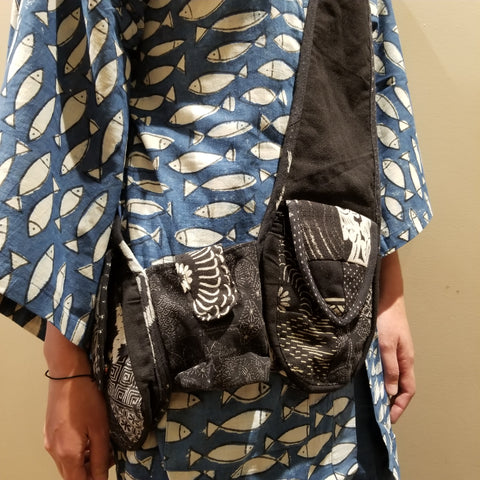 Patchwork Shoulder Bag with Zip #2