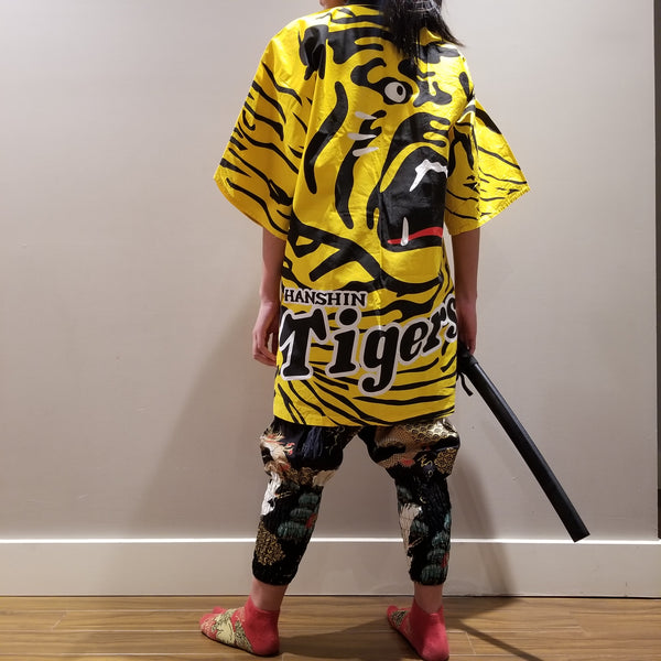 Vintage Hanshin Tigers Japan Baseball Team Happi Jacket