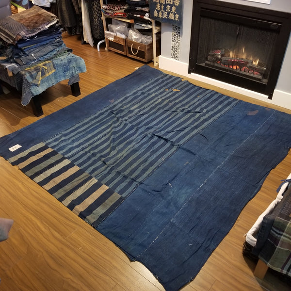 Boro Patchwork Large Aizome Fabric Sheet