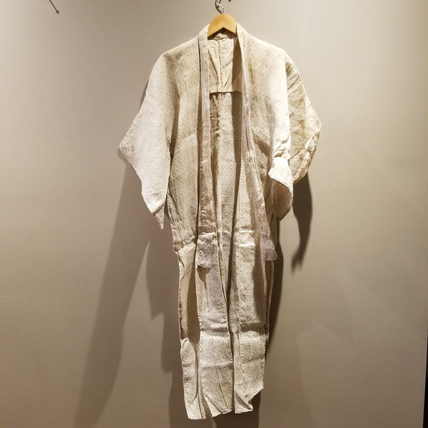 Vintage Hemp Fabric Folk Kimono