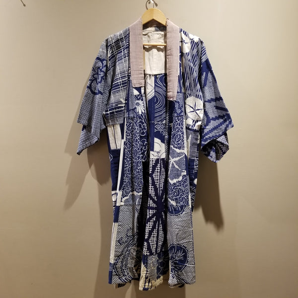 Vintage Indigo Kimono