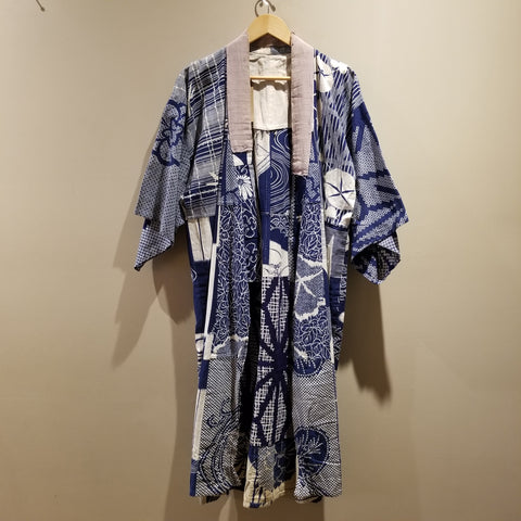 Vintage Indigo Kimono