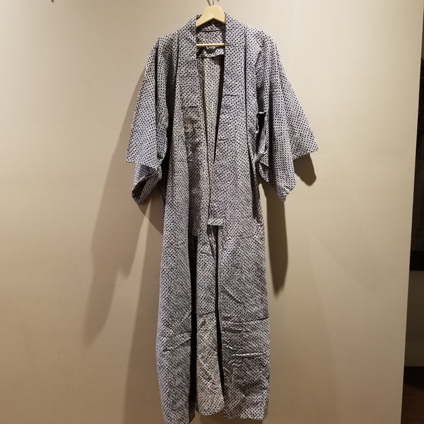 Aizome Shibori Indigo Dye Kimono
