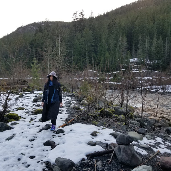 Shima Zanshi Kasuri Indigo Boro Noragi Jacket