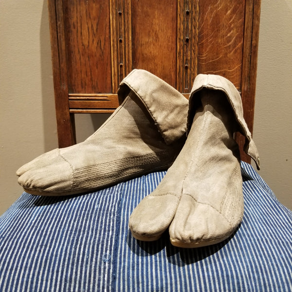 Rustic Brown Coffee Dye Tabi Shoes (order to make)