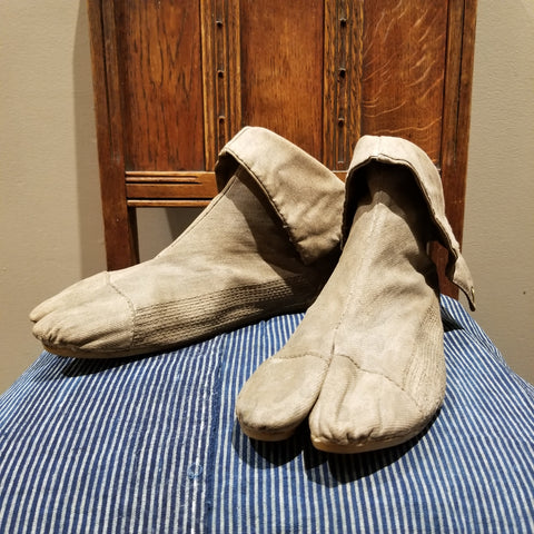 Rustic Brown Coffee Dye Tabi Shoes (order to make)