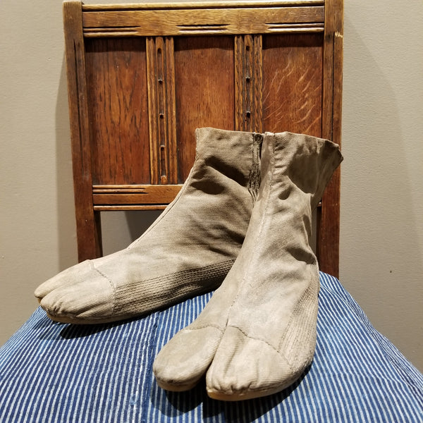 Rustic Brown Coffee Dye Tabi Shoes (order to make)