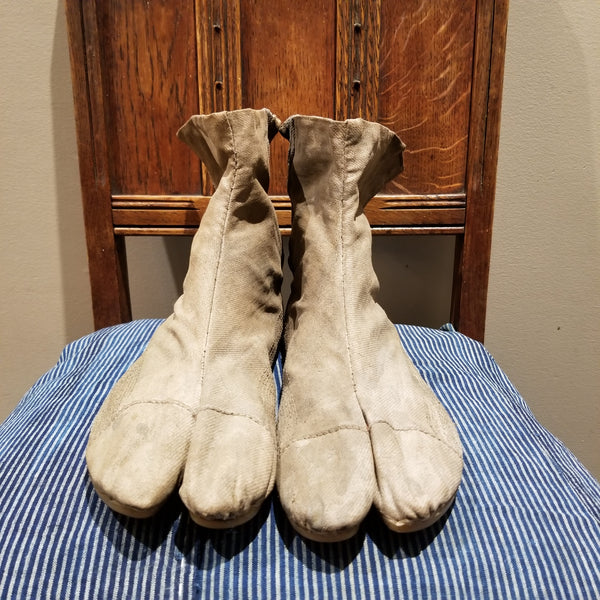 Rustic Brown Coffee Dye Tabi Shoes (order to make)