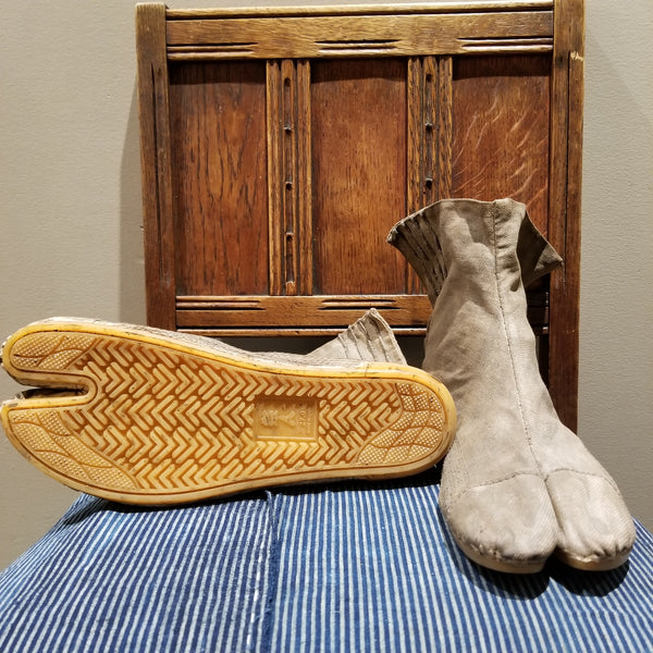 Rustic Brown Coffee Dye Tabi Shoes (order to make)