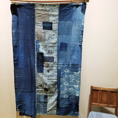 Boro Patchwork Indigo Fabric