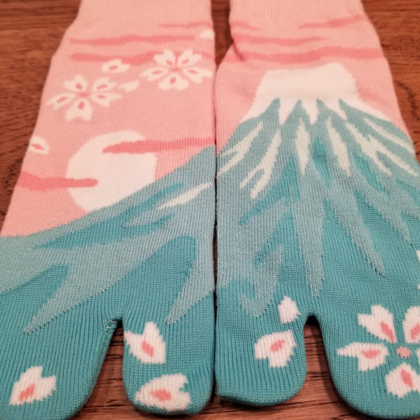 Mount Fuji and the Sun Tabi Socks