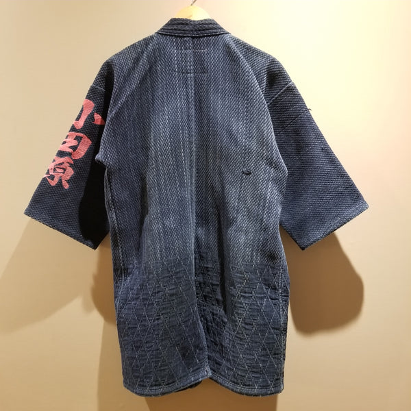 VINTAGE INDIGO KENDO SASHIKO SWORDMAN JACKET 3L