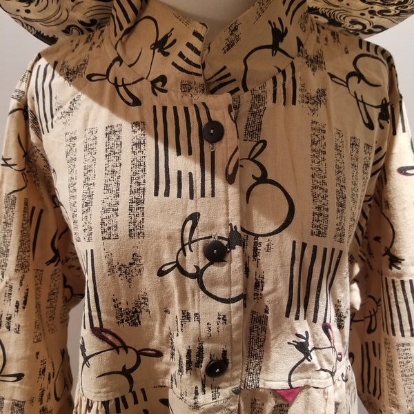 Brown Coat Bunny Long Sleeve