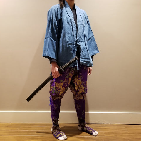 Vintage Natural Dyed Indigo Haori