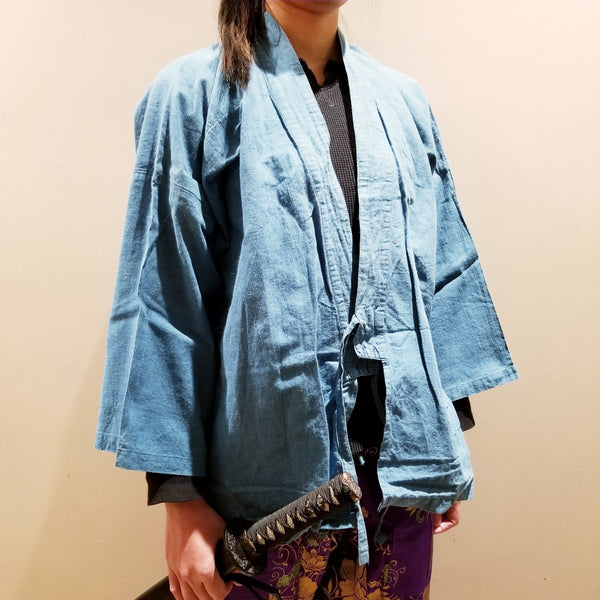 Vintage Natural Dyed Indigo Haori