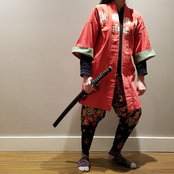 Fuchu Vintage Red Hanten Jacket