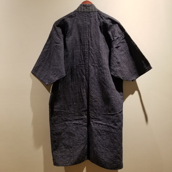 Boro Sashiko Folk Long Noragi Jacket