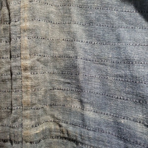 1900s Boro Indigo Sashiko Patchwork Farmer's Noragi Jacket