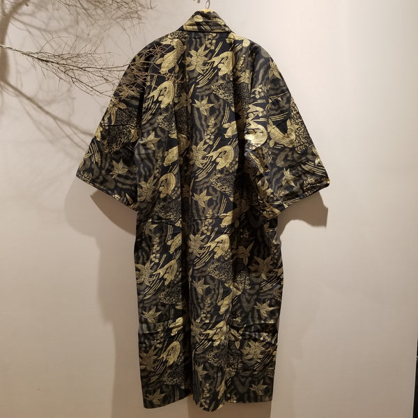 Golden Elite Koi Long Noragi Kimono
