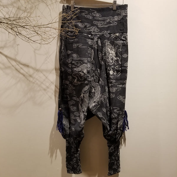 Black Dragon Ninja Pants (LONG)