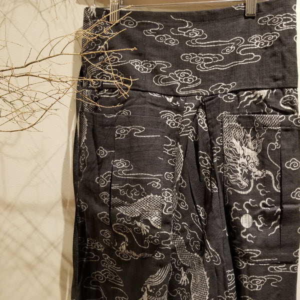 Black Dragon Ninja Pants (LONG)