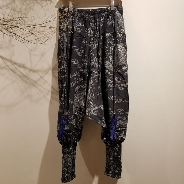 Black Dragon Ninja Pants (LONG)
