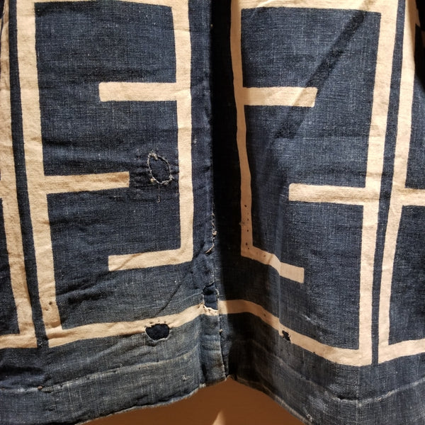 Vintage Indigo Aizome Boro Hanten