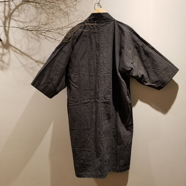 Reversible Indigo Boro Sashiko Shima Noragi