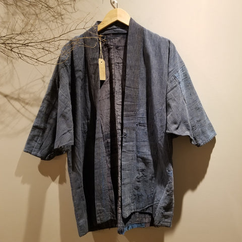 Shima Indigo Boro Reversible Peasant's Noragi