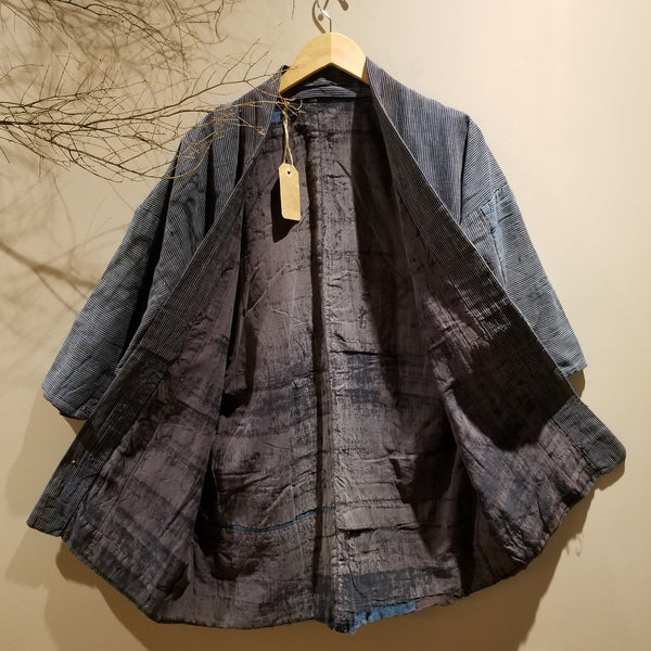 Shima Indigo Boro Reversible Peasant's Noragi