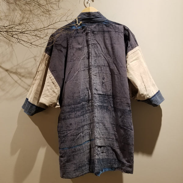 Shima Indigo Boro Reversible Peasant's Noragi