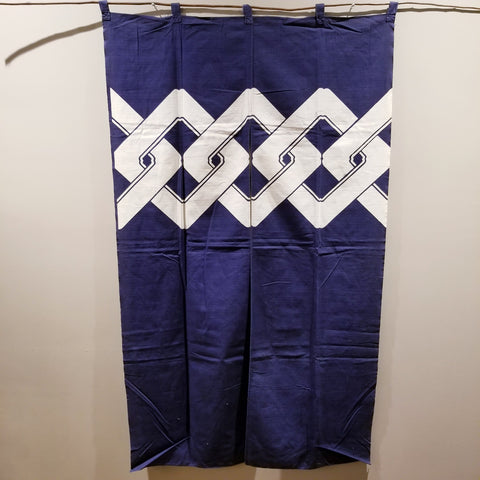 Indigo Traditional Japanese Noren Room Divider 85 x 148cm