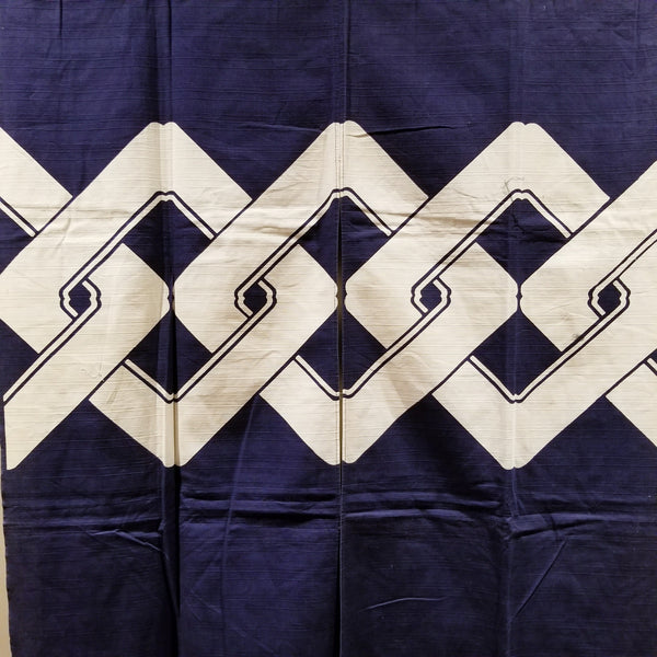 Indigo Traditional Japanese Noren Room Divider 85 x 148cm