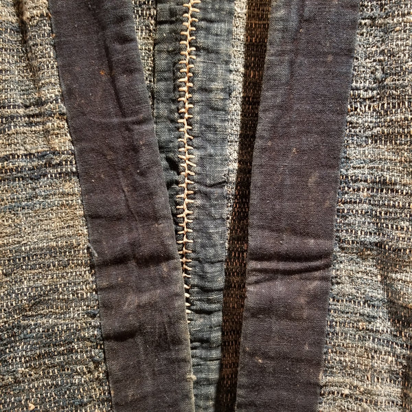 Indigo Boro Sakiori Peasant's Vest from Early Century
