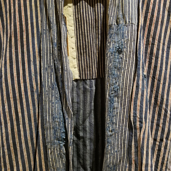 Boro Indigo Shima Peasant's Folk Style Vest