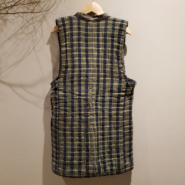 Boro Indigo Zanshi Peasant's Vest