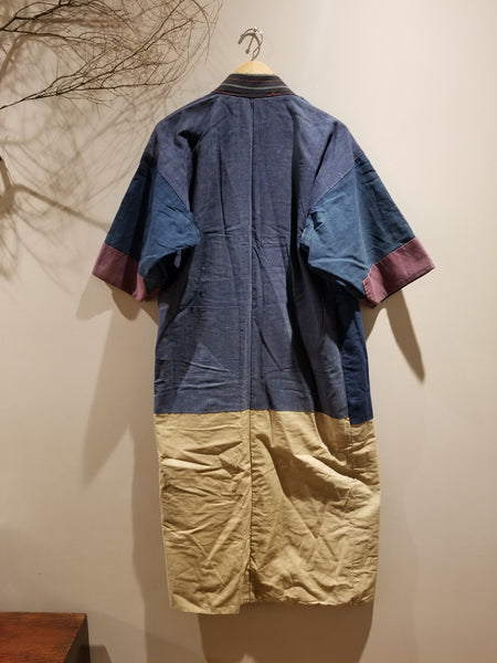 Vintage Boro Reversible Long Noragi