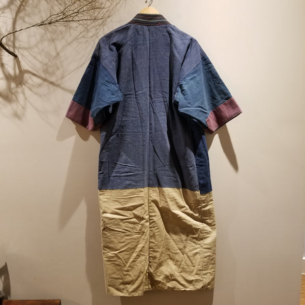 Vintage Boro Reversible Long Noragi