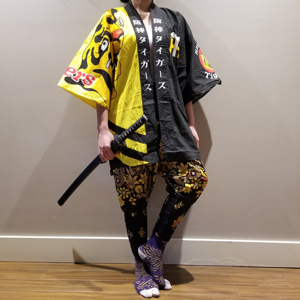 Vintage Hanshin Tigers Japan Baseball Team Hanten